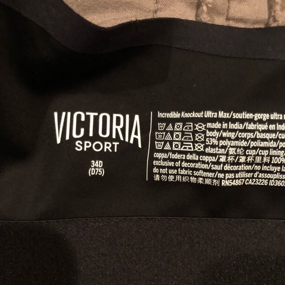 Victoria Secret zip up sports bra - Picture 3 of 3